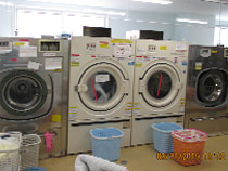 老人ホーム洗濯設備例